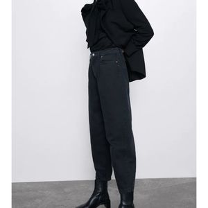 Zara Ultra High Rise 90s Style Balloon Jeans
